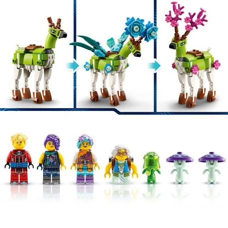 LEGO® DREAMZzz 71459 L’Écurie des Créatures des Rêves, Jouet de Ferme avec Figurine de Cerf 2-en-1 BLANC 4 - vertbaudet enfant 