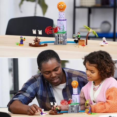 LEGO® Marvel 10790 L'Équipe Spidey au Phare du Bouffon Vert, Jouet Enfants  4 Ans avec Bateau Pirate vert - Lego