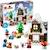 LEGO 10976 DUPLO La Maison en Pain d'Épices du Père Noël, Jouet Maison, Figurine Ours en Peluche, Cadeau Noël, Enfants Dès 2 Ans BLEU 1 - vertbaudet enfant 
