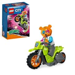 Jouet-Jeux d'imagination-Jeux de construction-LEGO® City Stuntz 60356 La Moto de Cascade de l’Ours, Jouet Véhicule, Idée Cadeau