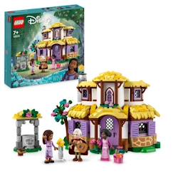 Jouet-Jeux d'imagination-LEGO® Disney Wish 43231 La Chaumière d’Asha, Maison de Poupées avec Mini Poupées Asha, Sakina et Sabino et Figurine Star