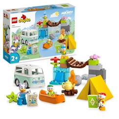 -LEGO® DUPLO Disney Mickey et ses Amis 10997 L'Aventure au Camping, Jouet avec Figurines Daisy Duck