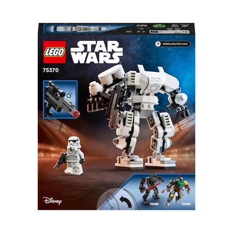 LEGO® Star Wars 75370 Le Robot Stormtrooper, Jouet pour Enfants, Figurine à Construire avec Minifigurine BLANC 6 - vertbaudet enfant 