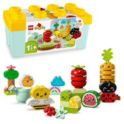 Jouet-LEGO® DUPLO My First 10984 Le Jardin Bio, Jouets Éducatif à Empiler pour Bébés Dès 1,5 An