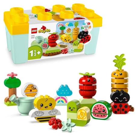 LEGO® DUPLO My First 10984 Le Jardin Bio, Jouets Éducatif à Empiler pour Bébés Dès 1,5 An BLANC 1 - vertbaudet enfant 