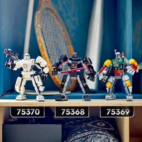 LEGO® Star Wars 75369 Le Robot Boba Fett, Figurine à Construire avec Blaster Lance-Tenons et Jetpack BLANC 4 - vertbaudet enfant 