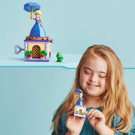 LEGO® Disney Princesse 43214 Raiponce Tourbillonnante, Jouet avec Mini-Poupée et Figurine VIOLET 6 - vertbaudet enfant 