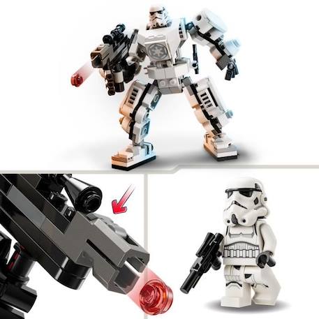 LEGO® Star Wars 75370 Le Robot Stormtrooper, Jouet pour Enfants, Figurine à Construire avec Minifigurine BLANC 3 - vertbaudet enfant 