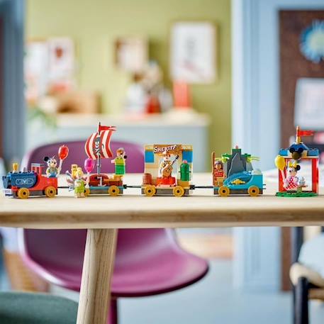 LEGO® Disney 43212 Le Train en Fête Disney, Jouet avec Mickey et Minnie, 100e Anniversaire Disney BLANC 5 - vertbaudet enfant 