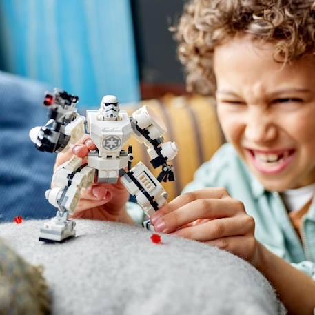LEGO® Star Wars 75370 Le Robot Stormtrooper, Jouet pour Enfants, Figurine à Construire avec Minifigurine BLANC 5 - vertbaudet enfant 