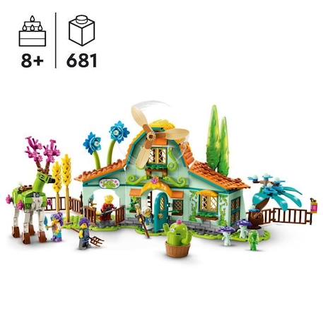 LEGO® DREAMZzz 71459 L’Écurie des Créatures des Rêves, Jouet de Ferme avec Figurine de Cerf 2-en-1 BLANC 2 - vertbaudet enfant 