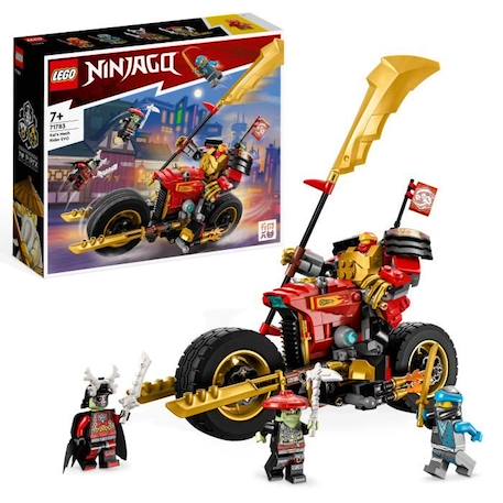 LEGO® NINJAGO 71783 La Moto du Robot de Kai – Évolution, Jouet de