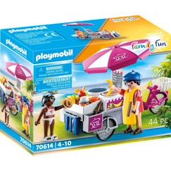 Jouet-Jeux d'imagination-PLAYMOBIL - 70614 - Stand de crêpes - Accessoires inclus - Pour enfants à partir de 4 ans