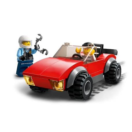 LEGO® City 60392 La Course-Poursuite de la Moto de Police, Jouet Voiture de Course et 2 Policiers ROUGE 4 - vertbaudet enfant 