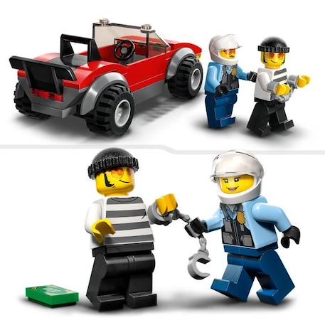LEGO® City 60392 La Course-Poursuite de la Moto de Police, Jouet Voiture de Course et 2 Policiers ROUGE 5 - vertbaudet enfant 