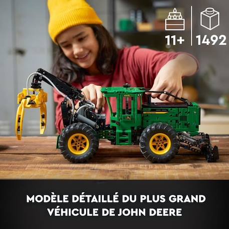 LEGO® Technic 42157 La Débardeuse John Deere 948L-II, Maquette d'Engin de Chantier avec Fonctions VERT 6 - vertbaudet enfant 