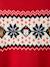 Pull Noël jacquard adulte collection capsule famille rouge 3 - vertbaudet enfant 