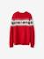 Pull Noël jacquard adulte collection capsule famille rouge 2 - vertbaudet enfant 