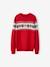 Pull Noël jacquard adulte collection capsule famille rouge 1 - vertbaudet enfant 