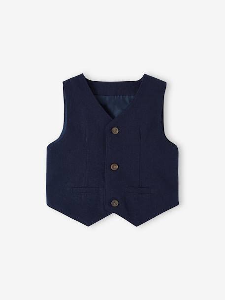 Ensemble de fêtes 4 pièces bébé garçon chemise + pantalon + gilet + noeud pap' rouge 4 - vertbaudet enfant 