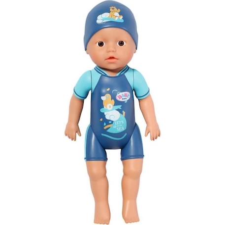 BABY BORN - My First Swim Boy 30cm BLEU 1 - vertbaudet enfant 