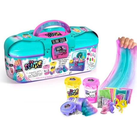 Loisirs créatifs - CANAL TOYS - Slime Vanity - Paillettes & Confettis - Figurine Surprise - 6 ans et + BLEU 1 - vertbaudet enfant 