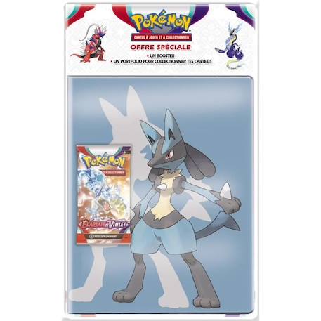 Cartes Pokémon - Pack Portfolio 180 + Booster EV01 - ASMODEE - Jaune et gris - Pour Enfant à partir de 6 ans JAUNE 3 - vertbaudet enfant 