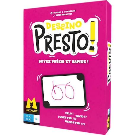 Dessino Presto - Asmodee - Jeu de société ROSE 3 - vertbaudet enfant 