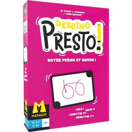 Dessino Presto - Asmodee - Jeu de société ROSE 1 - vertbaudet enfant 