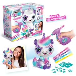 Peluche à personnaliser Licorne - Airbrush électrique avec pochoirs et feutres - Canal Toys  - vertbaudet enfant