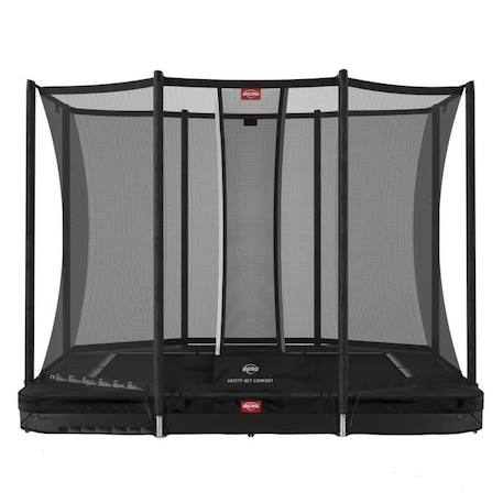 BERG - Ultim Favorit trampoline InGround 280 cm black+ Safety Net Comfort NOIR 1 - vertbaudet enfant 