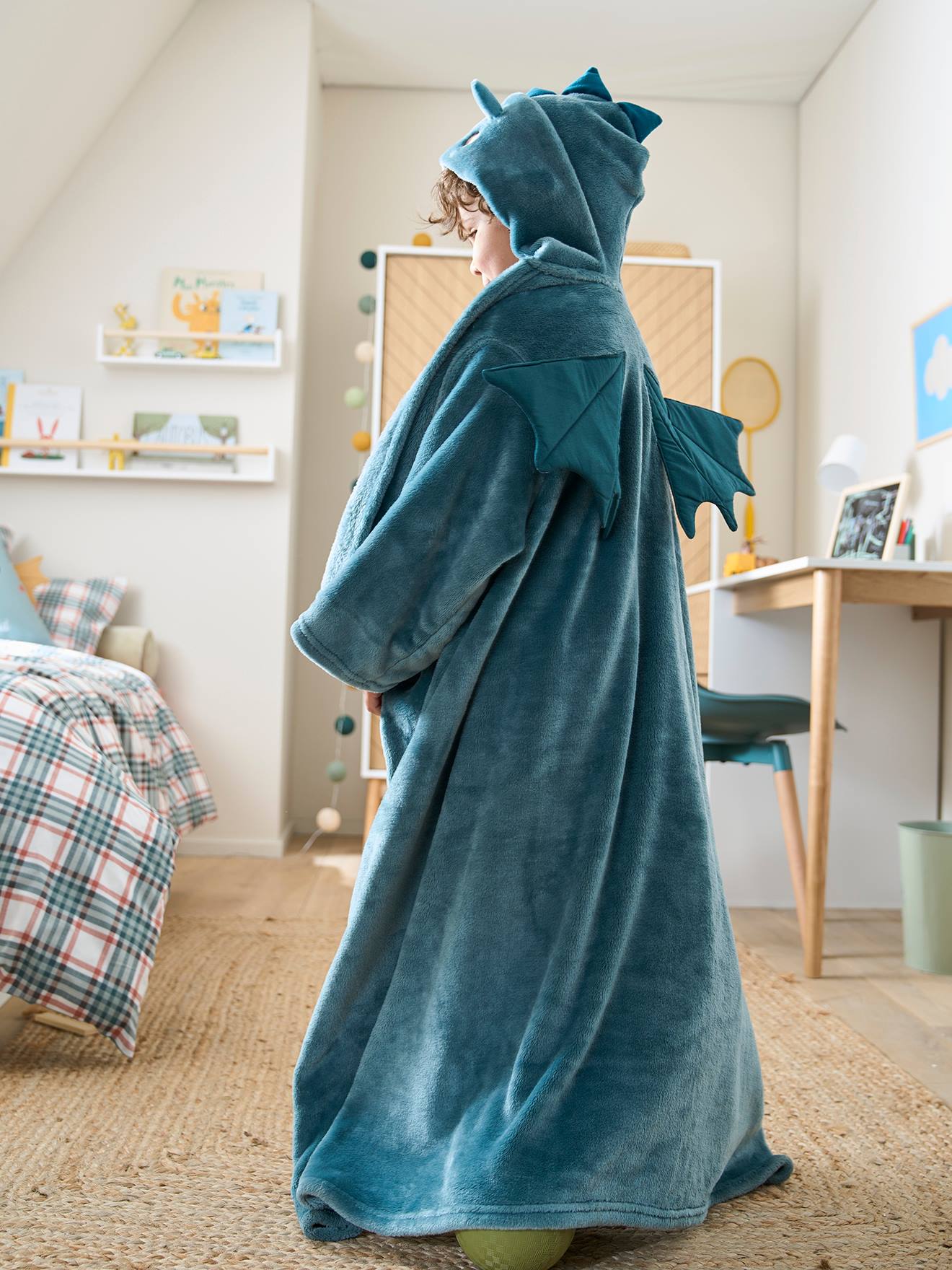 Sous-pull En Maille Polaire Pour Fille - Col Roulé, Manches Longues, Motif Nœud Brodé - Doux Et Chaud, Facile à Associer