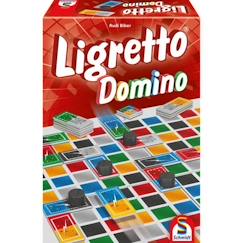 -Jeu de Tactique et Jeu Familial - Schmidt Spiele - Ligretto Domino - Multicolore - 2 à 6 joueurs