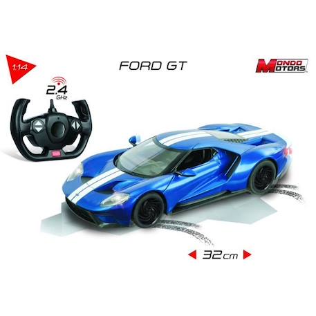 MONDO MOTORS - Véhicule radiocommandé Ford GT - Effets lumineux - chelle 1:14ème BLEU 5 - vertbaudet enfant 
