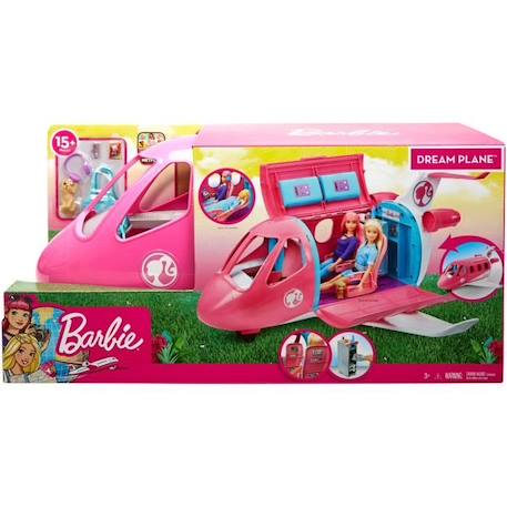 Barbie - L'Avion de Rêve avec mobilier et Rangement - Plus de 15 accessoires - 58cm - Dès 3 ans ROSE 5 - vertbaudet enfant 