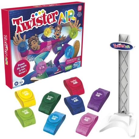 Twister Air, jeu Twister avec appli RA, se connecte aux smartphones et tablettes, jeux actifs de groupe, dès 8 ans BLEU 3 - vertbaudet enfant 
