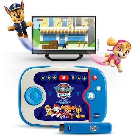 VTECH - PAT PATROUILLE - ABC Smile TV - Ma Première Console TV Éducative BLEU 1 - vertbaudet enfant 