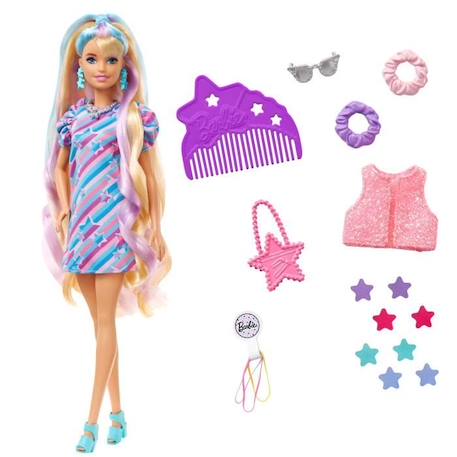 Barbie - Barbie Ultra-Chevelure Blonde - Poupée - 3 ans et + BLEU 3 - vertbaudet enfant 