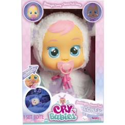 Jouet-Poupons et poupées-Poupons et accessoires-Veilleuse et berceuse Cry Babies - Good Night Coney - IMC TOYS - Blanc - Fille - 18 mois