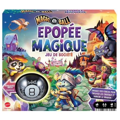Epopee Magique - Jeux de société - 7 ans et + - Jeux Mattel Games BLANC 1 - vertbaudet enfant 