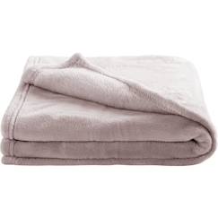 -DOMIVA Couverture Microdoux - Microfibre 100% Polyester - Uni - Taupe - 100 x 150 cm