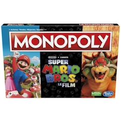 Jouet-Monopoly Super Mario, le film - Jeu de plateau - A partir de 2 joueurs - Dès 8 ans