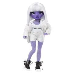 Jouet-Poupons et poupées-Rainbow High S3 Shadow High - Poupée 27 cm Dia Mante (Violet) - 1 tenue + accessoires et support pour poupée