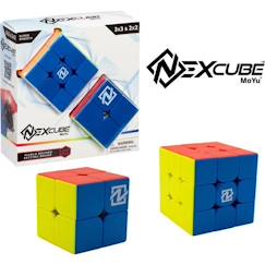 Jouet-Jeux de plein air-Jeux de jardin-Puzzle Cube Nexcube 3x3 + 2x2 Classic - MoYu - Multicolore - Extérieur - Neuf