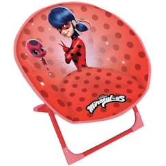 Fun house miraculous siege lune pliable ladybug pour enfant h.47 x l.54 x p.42 cm  - vertbaudet enfant