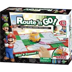 Jouet-Activités artistiques et musicales-Jeu de course Super Mario Route'N Go - EPOCH Games - Pour enfants à partir de 4 ans - 3 modes de jeu