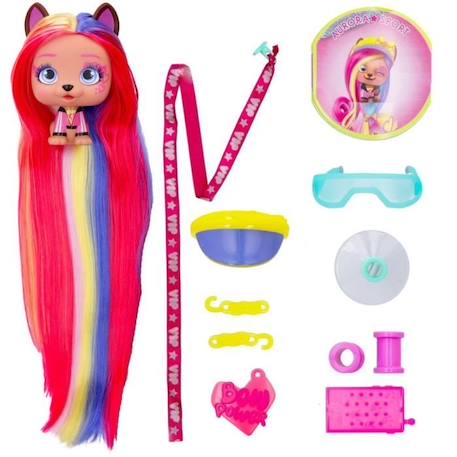 Mini poupée VIP Pets IMC TOYS - Bow Power - Aurora ROUGE 1 - vertbaudet enfant 