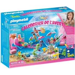 Jouet-Calendrier de l'Avent PLAYMOBIL - Monde des Sirènes - 24 surprises - Pour enfant de 4 ans et plus