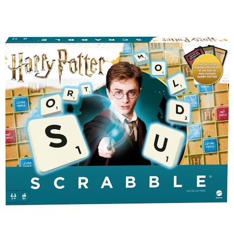 Mattel Games - Scrabble Harry Potter - Jeu de société et de lettres - 2 à 4 joueurs - Dès 10 ans ROUGE 1 - vertbaudet enfant 