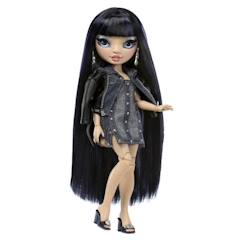 Jouet-Poupons et poupées-Poupées mannequins et accessoires-Rainbow High S23 Fashion Doll - Poupée 27 cm Kim Nguyen (Marine) - 1 tenue, 1 paire de chaussures et des accessoires